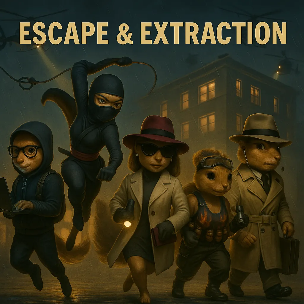 Night extraction still for the mission tease Escape and Extraction.